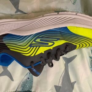 Pre loved Skechers Blue and Yellow Athletic Shoe Women size 6